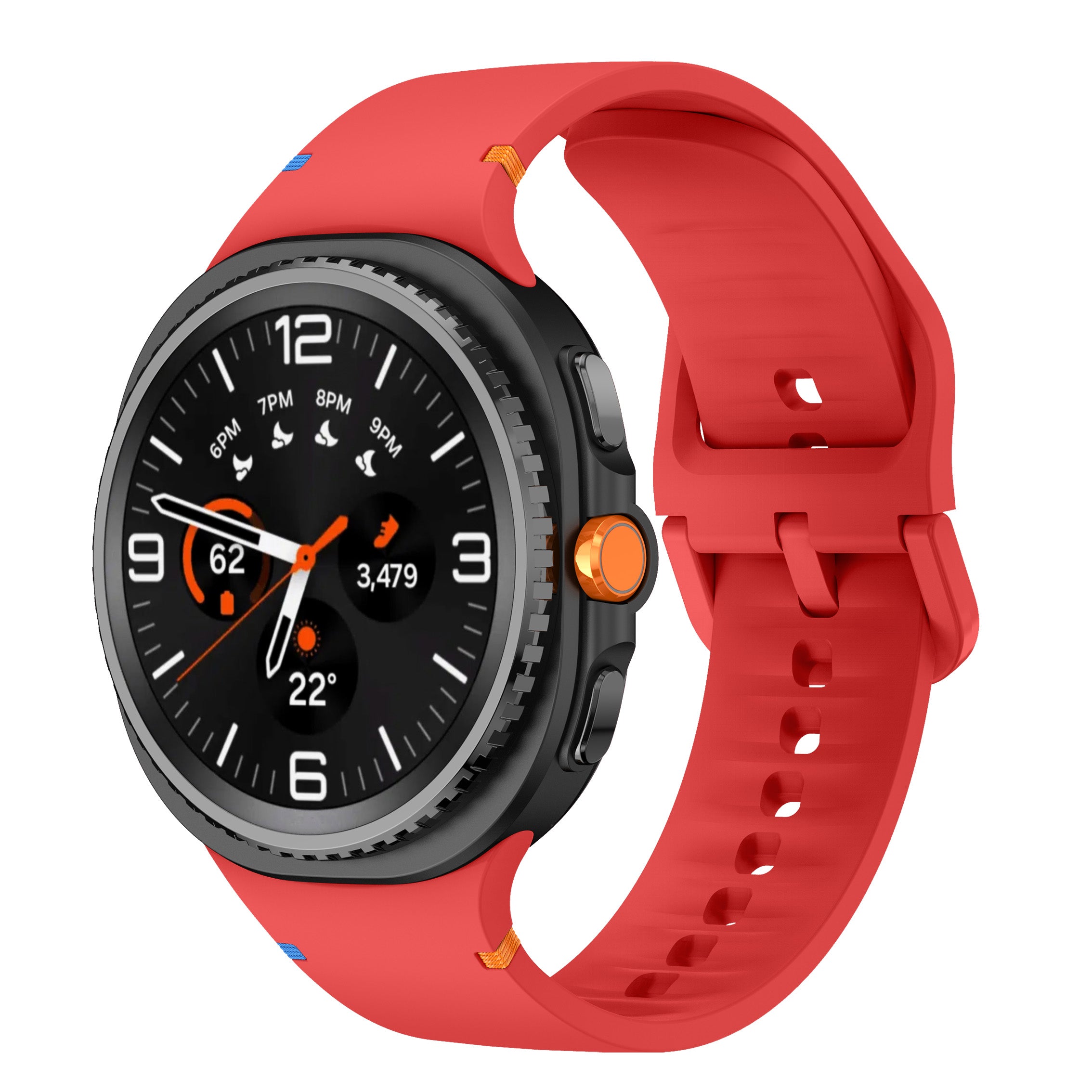 Samsung Galaxy Watch 8 Classic Silicone Strap (Red)