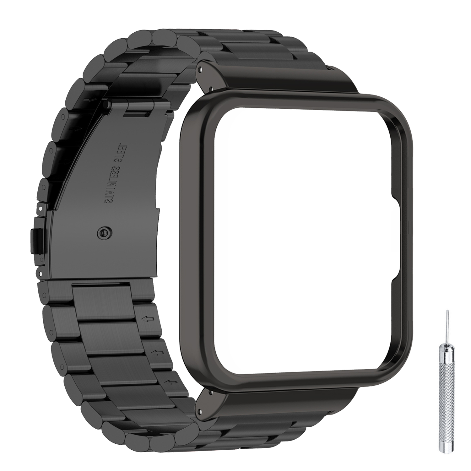 redmi-watch-2-lite-armband-stahl-schwarz