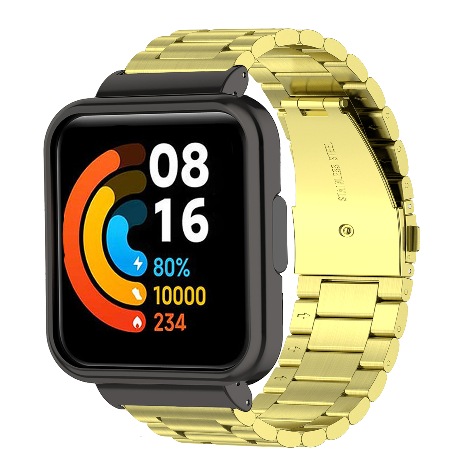 redmi-watch-2-lite-stahlarmband-gold