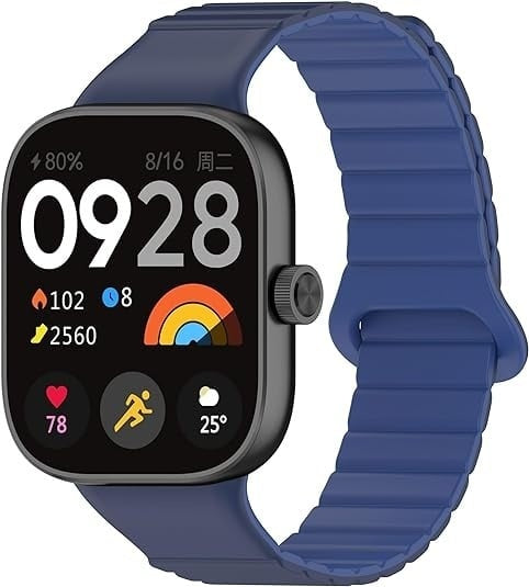 Redmi Watch 4 Magnetic Silicone Strap (Duo Blue)
