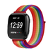 Fitbit Versa / Versa 2 Nylon Strap (Rainbow)
