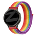 Bandz Garmin Vivoactive 4s Nylon Loop Strap (Rainbow)