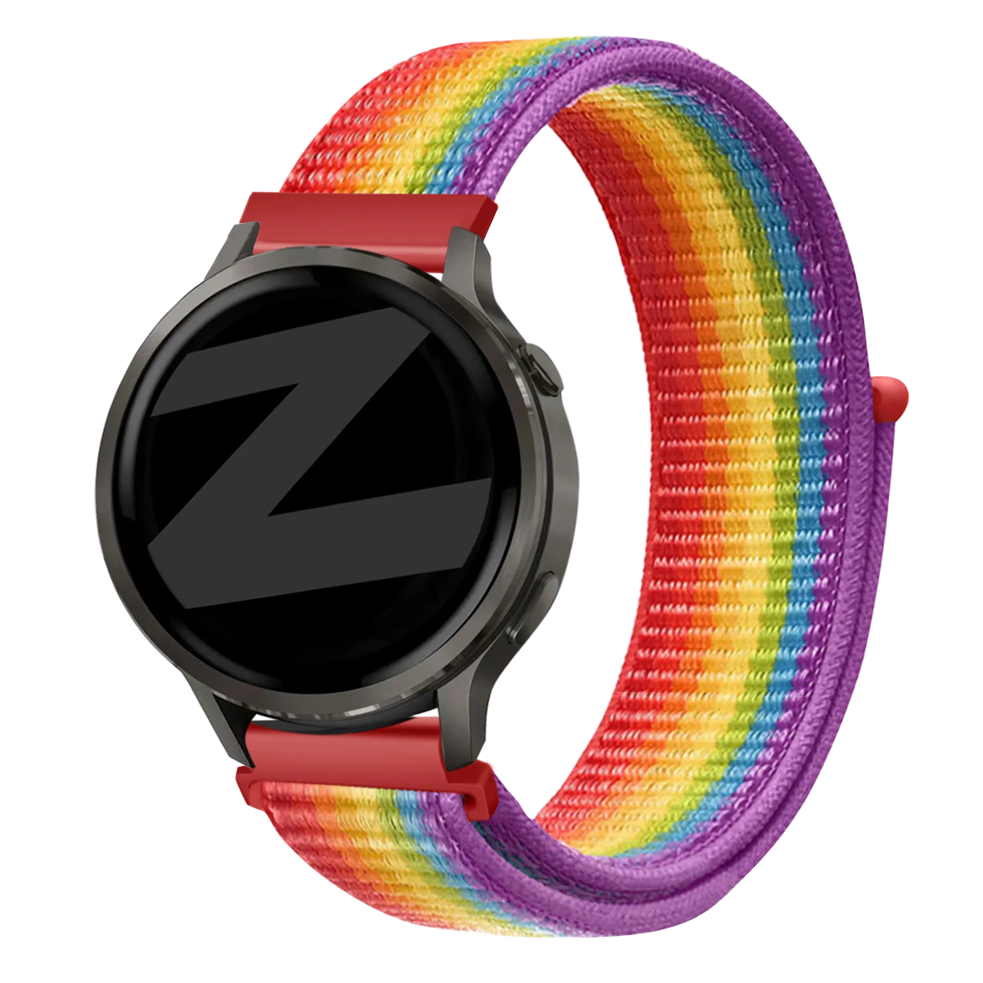 Bandz Garmin Bounce 2 Nylon Loop Strap (Rainbow)