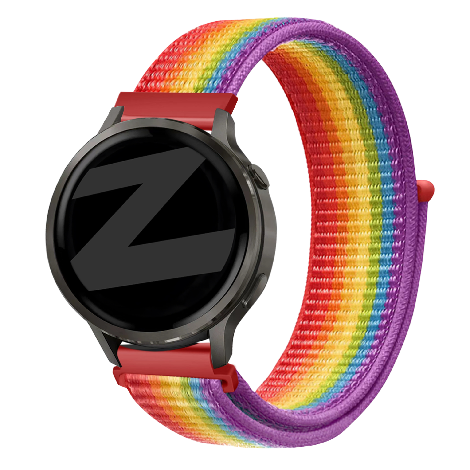Bandz Garmin Venu 2s Nylon Loop Strap (Rainbow)