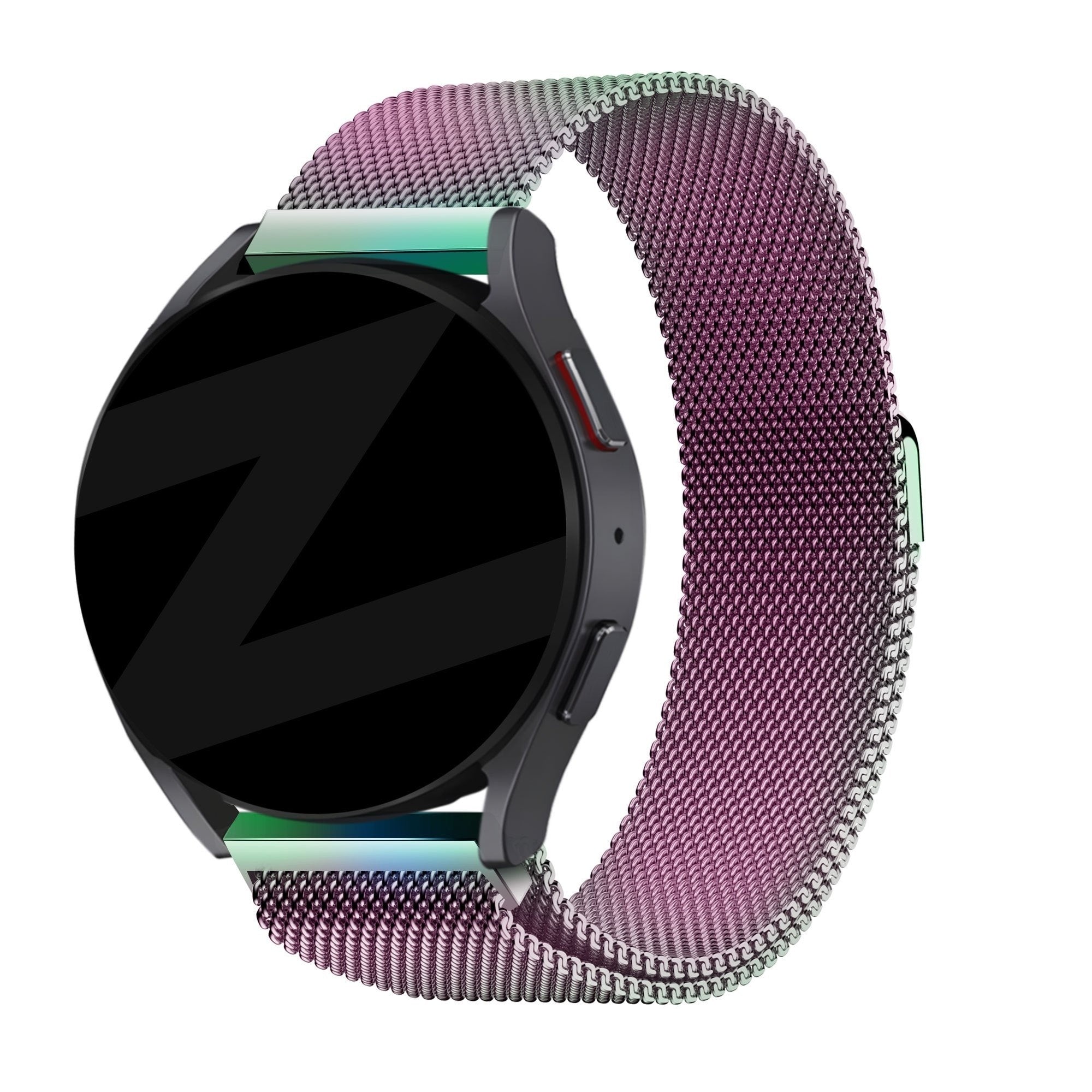 Bandz Amazfit Active 2 Milanese Loop Strap (Rainbow)