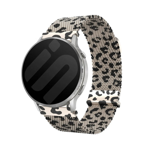 20mm milanese band leopard