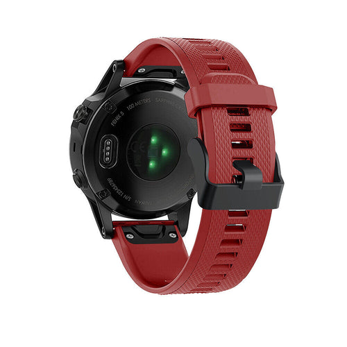 Garmin Fenix 8 Pro - 47mm Silicone Strap (Red)