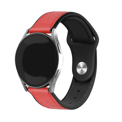 Withings Steel HR - 40mm Leather Hybrid Strap (Red)