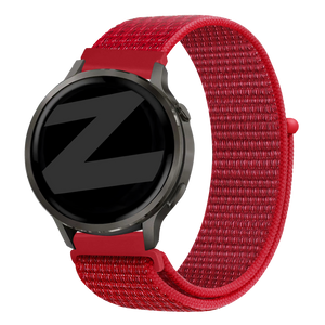 Bandz Garmin Forerunner 645 Nylon Loop Strap (Red)