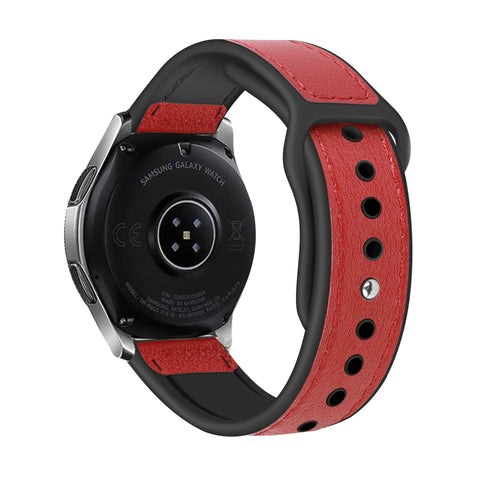 Coros Apex 2 Leather Hybrid Strap (Red)