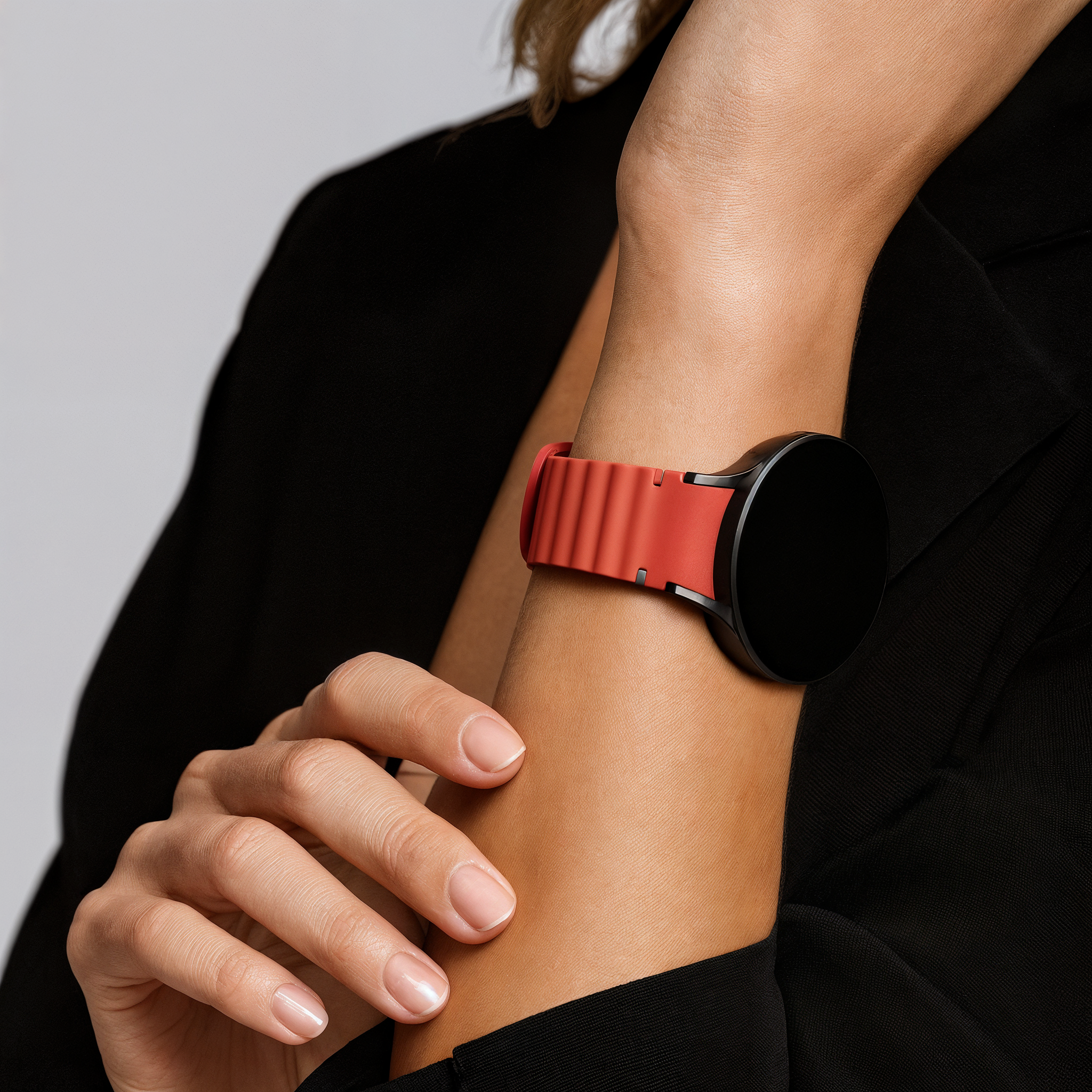 Samsung Galaxy Watch FE Wave Strap (Red)