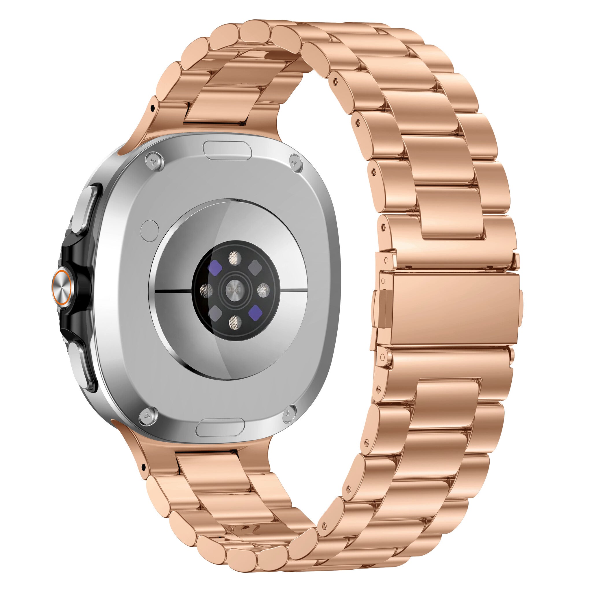 samsung galaxy gear rose gold Samsung Galaxy Watch 8 Classic Steel Strap (Rose Gold)