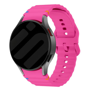 Samsung Galaxy Watch 4 40mm Wave Strap (Bright Pink)