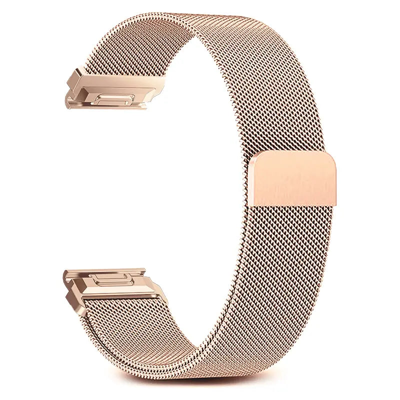 Garmin Fenix 7s Premium Milanese Strap (Rose Gold)