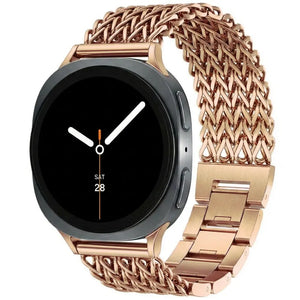 Samsung Galaxy Watch 8 - 40mm Metal Mesh Strap (Rose Gold)