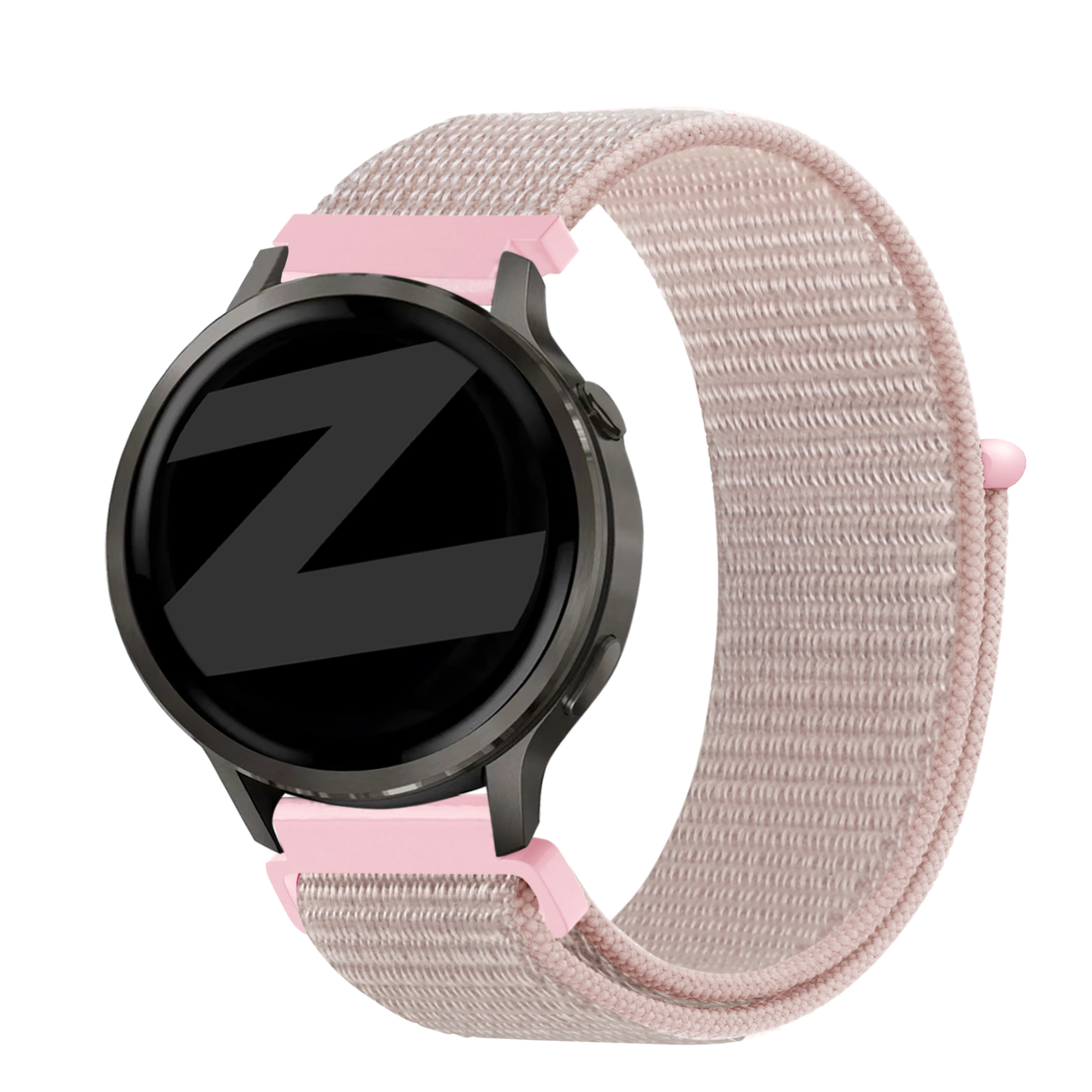 Bandz Garmin Forerunner 265s Nylon Loop Strap (Rose Gold)