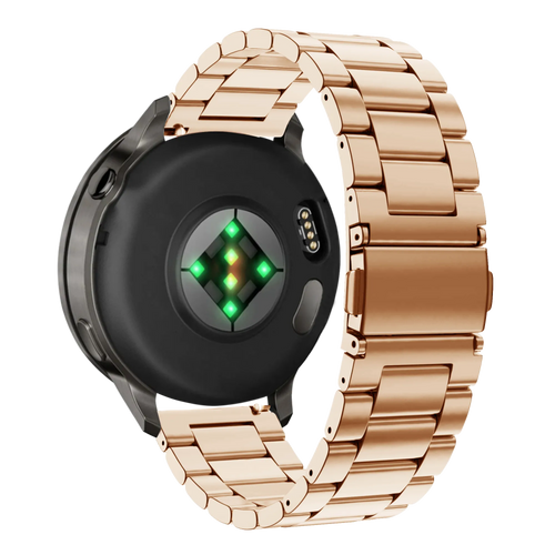 Bandz Garmin Vivomove 3s Steel Strap 'Classic' (Rose Gold)