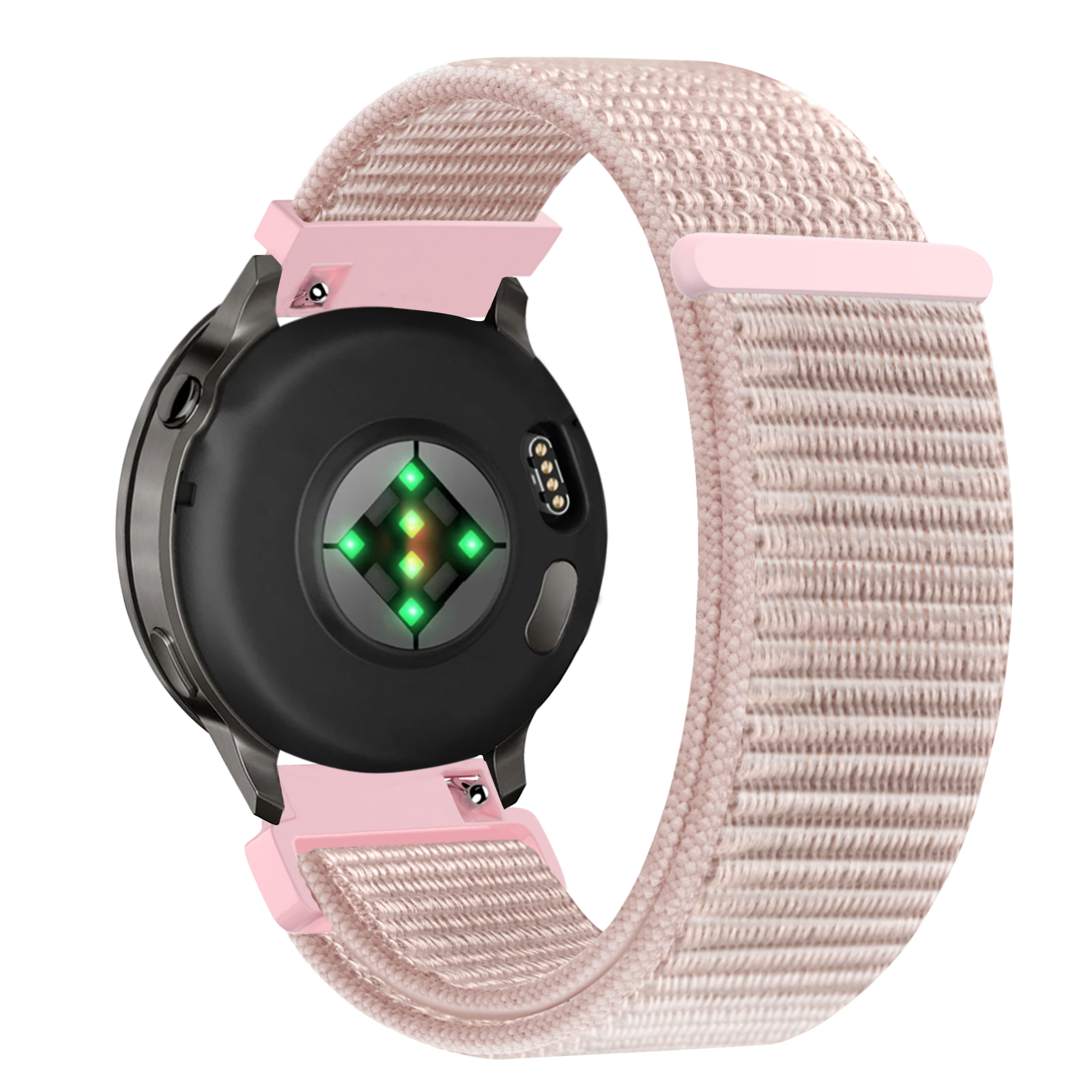 Bandz Garmin Forerunner 255s Nylon Loop Strap (Rose Gold)