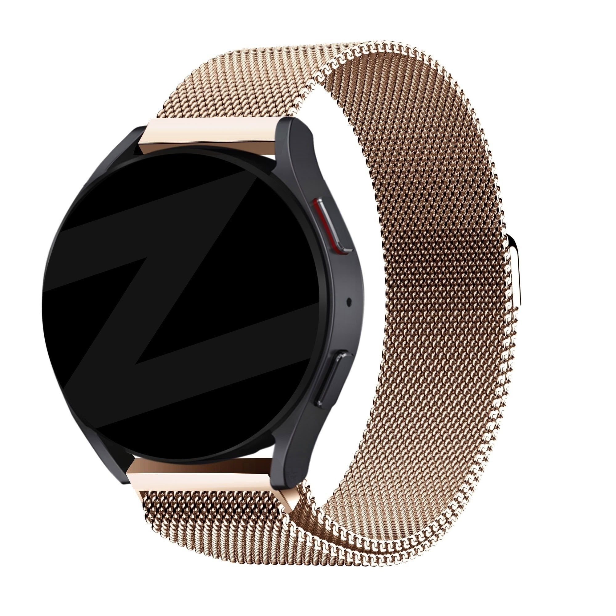 Bandz Amazfit Active 2 Milanese Loop Strap (Rose Gold)