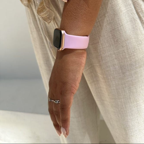 xoxo Wildhearts Apple Watch Silicone Strap (Bright Pink)