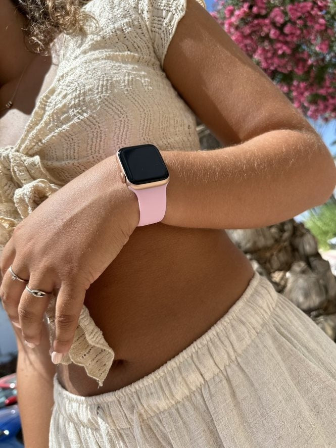 xoxo Wildhearts Apple Watch Silicone Strap (Bright Pink)