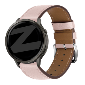Bandz Garmin Vivomove Luxe Leather Strap 'Deluxe' (Pink)