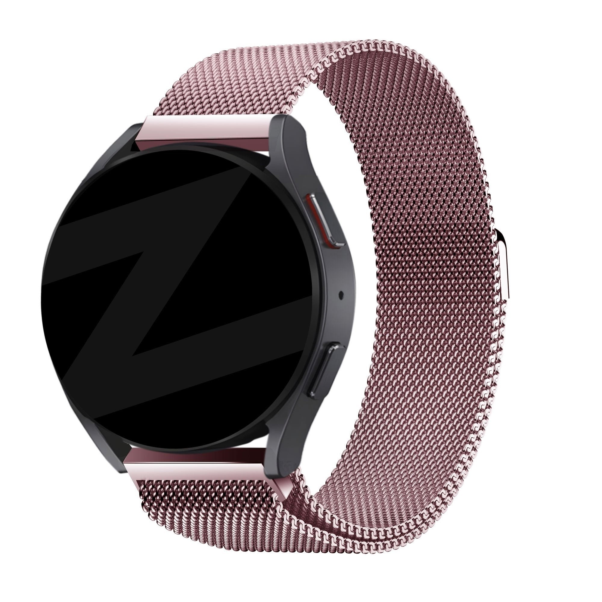 Bandz Amazfit Active 2 Milanese Loop Strap (Pink)