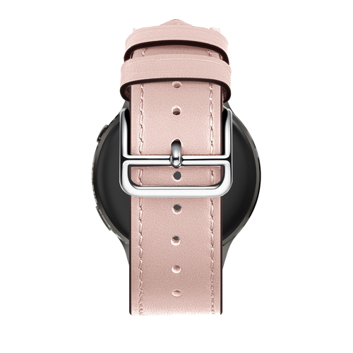 Bandz Garmin Vivomove 3s Leather Strap 'Deluxe' (Pink)