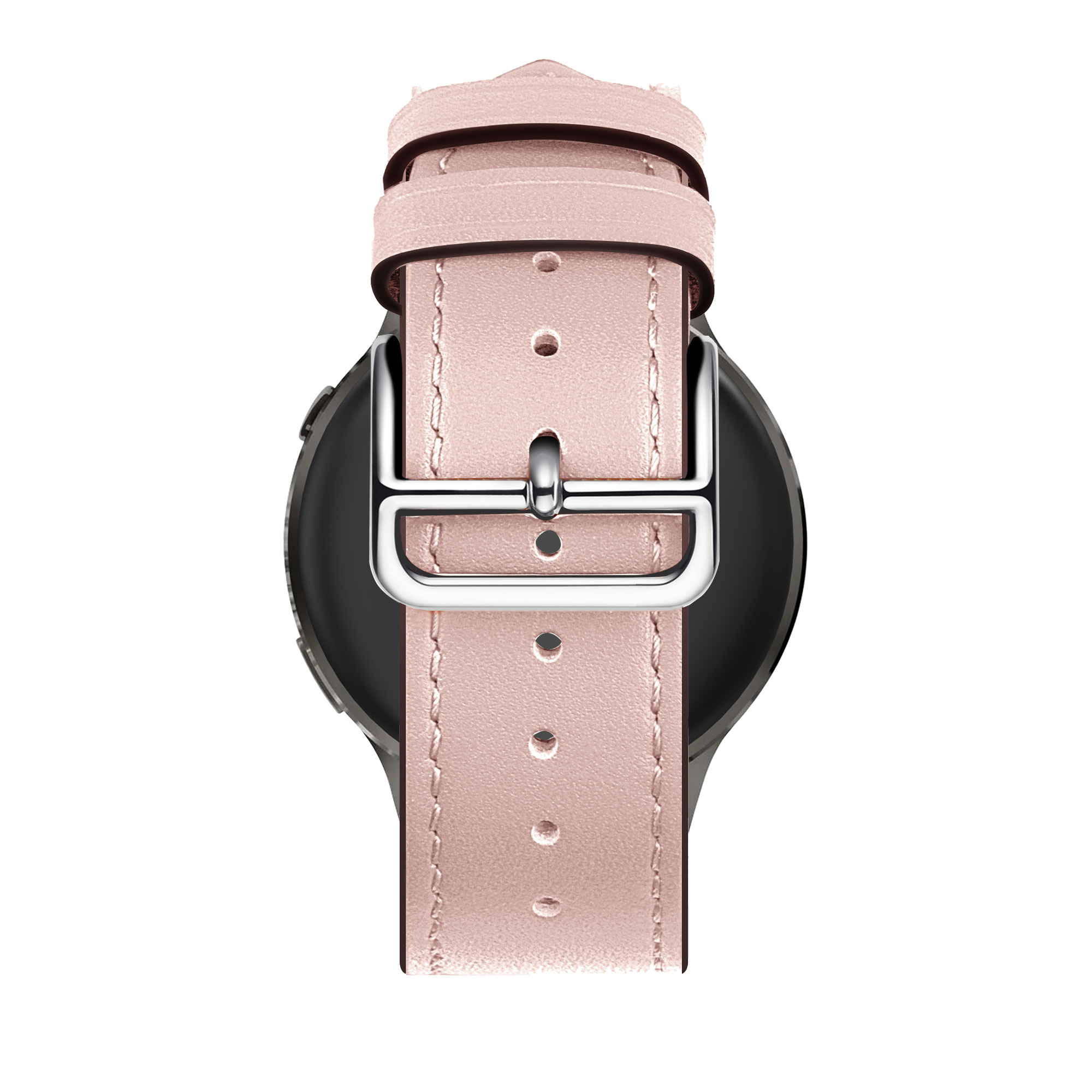 Bandz Garmin Vivomove 3s Leather Strap 'Deluxe' (Pink)
