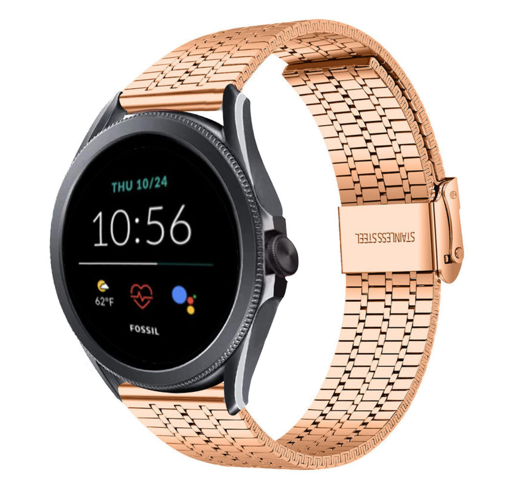 Rose Gold Fossil Wear Os Gen Wear Os Fossil Gen Carlyle Gps Smart