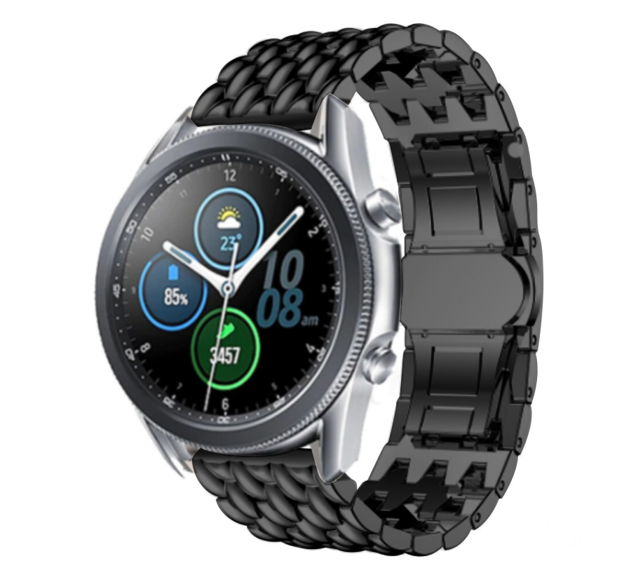 samsung-galaxy-watch-3-45mm-drache-stahlband-schwa