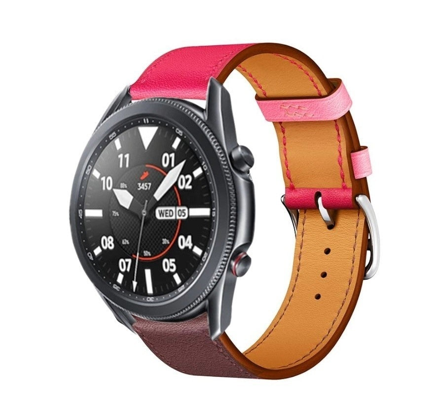 samsung-galaxy-watch-3-45mm-lederarmband-braun-rot