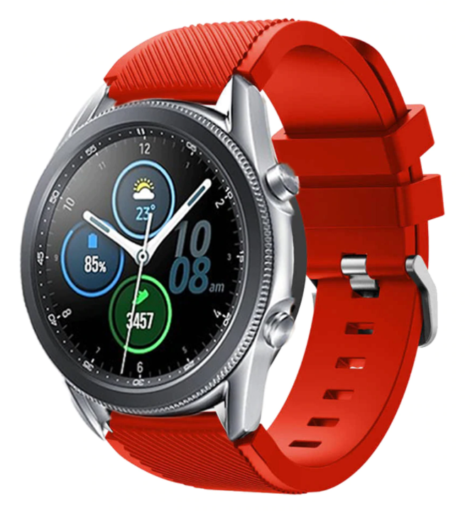 samsung-galaxy-watch-3-45mm-silikon-armband-rot