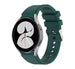 Samsung Galaxy Watch 4 (44mm) Silicone Strap Perfect Fit (Pine Green)