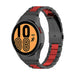 Samsung Galaxy Watch 4 44mm Steel Link Strap (Black/Red)