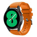 Samsung Galaxy Watch 4 44mm Silicone Strap with Buckle (Orange)