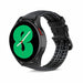 Samsung Galaxy Watch 4 44mm Silicone/Leather Strap (Black)