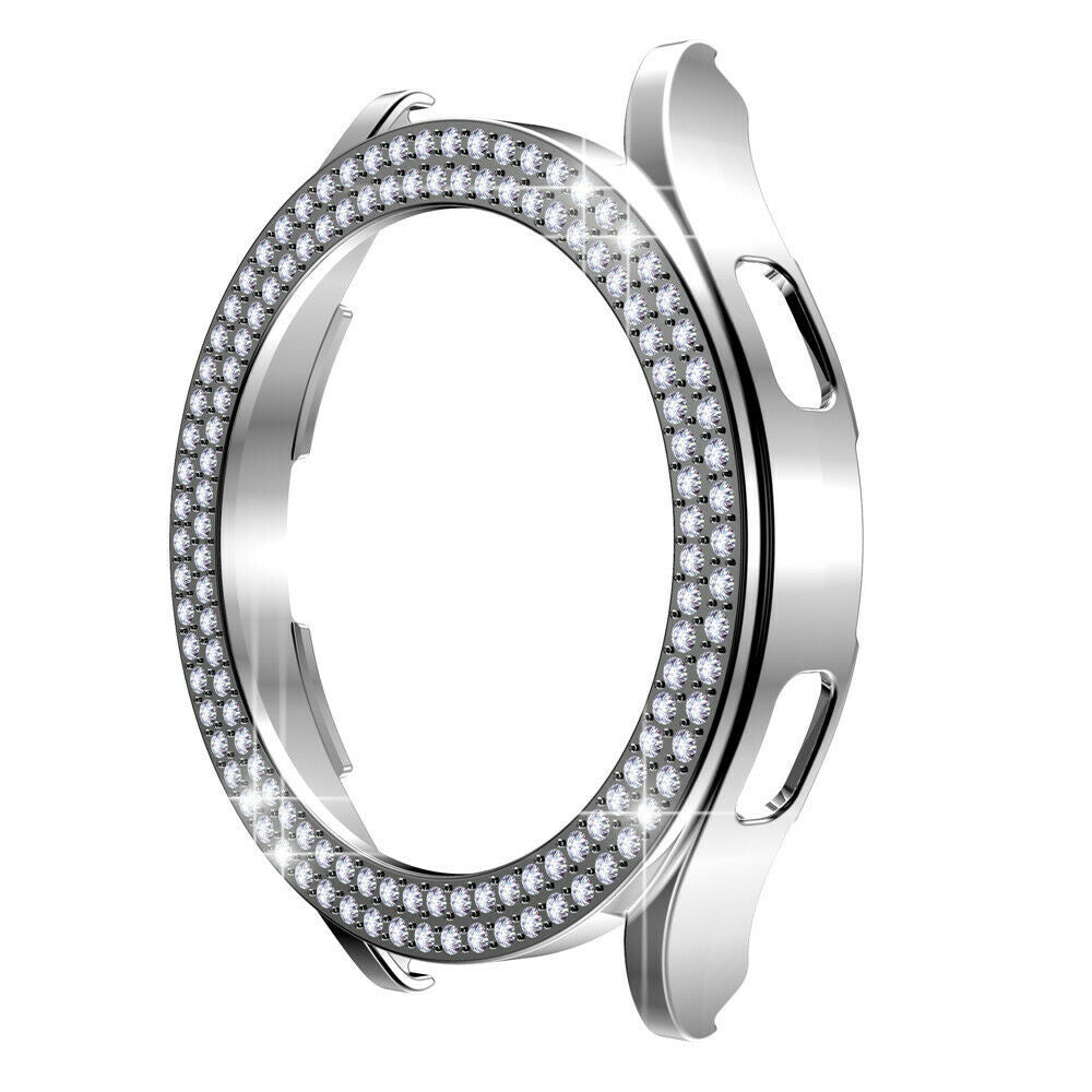 Samsung Galaxy Watch 44mm Diamond PC Case (Silver)