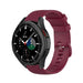 Samsung Galaxy Watch 4 Classic 42mm Premium Silicone Strap (Dark Red)