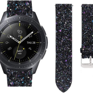 samsung-galaxy-watch-42mm-leder-glitzerarmband