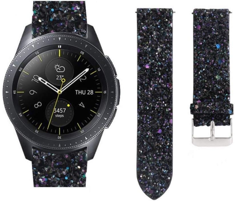 samsung-galaxy-watch-42mm-leder-glitzerarmband