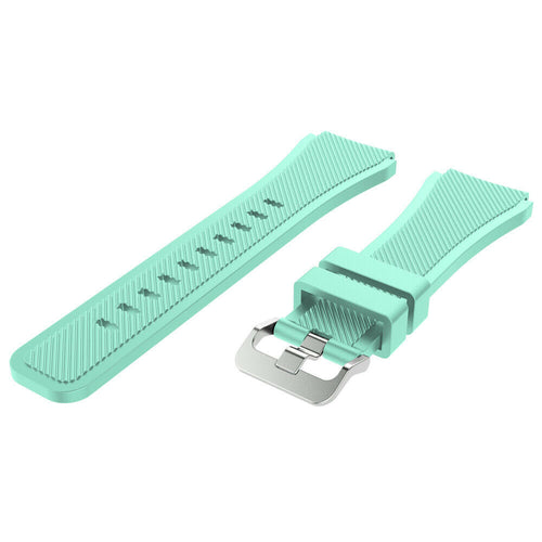 Suunto Vertical Twill Silicone Strap (Aqua)