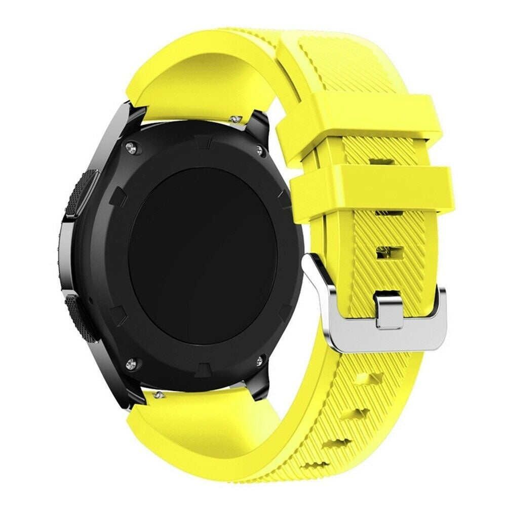 Coros Apex 46mm Twill Silicone Strap (Yellow)