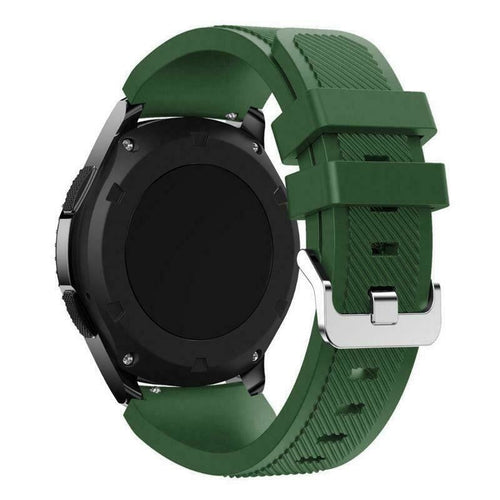 Amazfit Cheetah (Pro) Twill Silicone Strap (Dark Green)