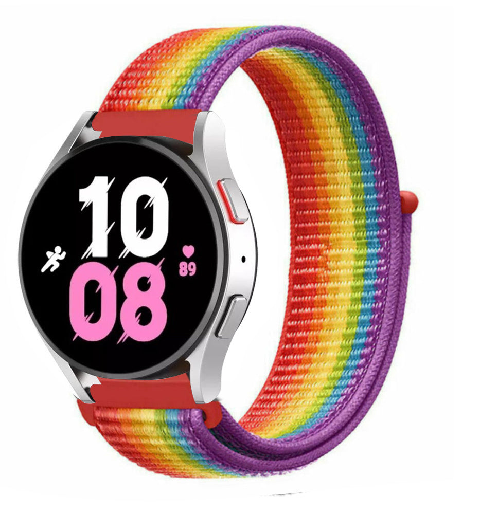 samsung-galaxy-watch-5-nylon-armband-regenbogen