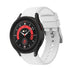 Samsung Galaxy Watch 5 Pro Silicone Strap Perfect Fit (White)