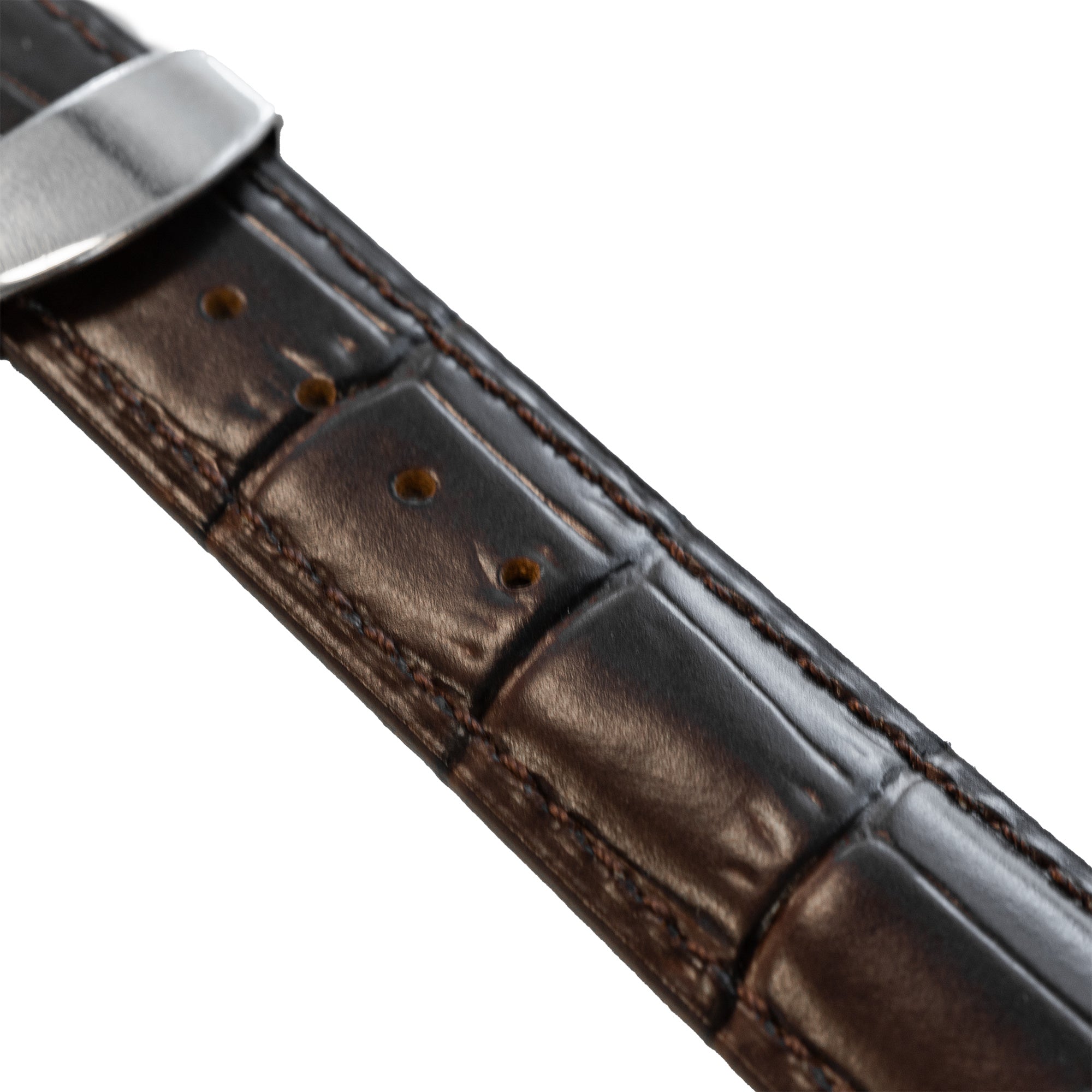 Coros Apex 42mm Luxury Leather Strap (Dark Brown)