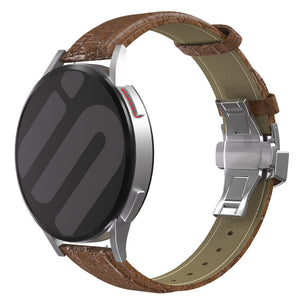 Amazfit Active Luxury Leather Strap (Brown)