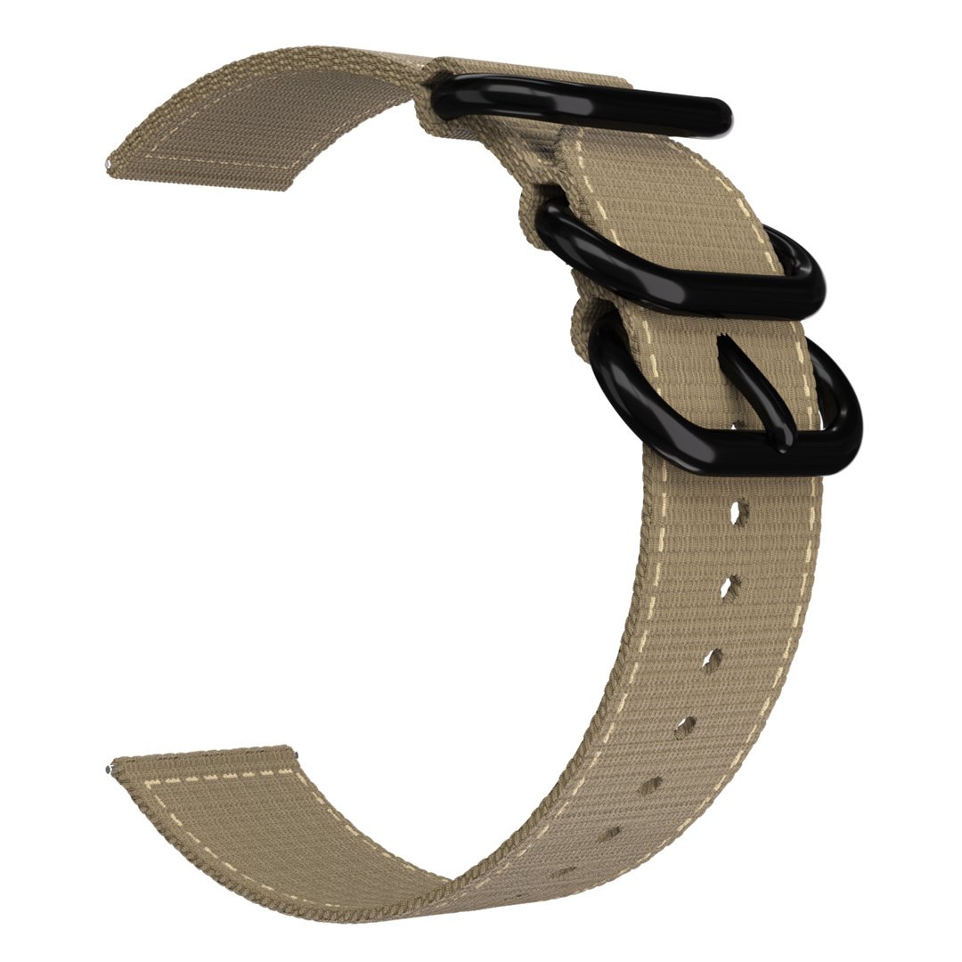 Samsung Galaxy Watch 4 - 40mm Nylon-Strap with Buckle (Khaki)