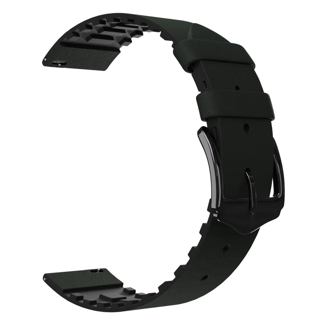 Samsung Galaxy Watch 5 Pro Silicone/Leather Strap (Green)